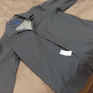 NWT Apt 9 patterned dress shirt 16 1/2 36/37 slim